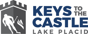 Keys to the Castle Logo which features the event name and the silhouette of a skier over a castle.