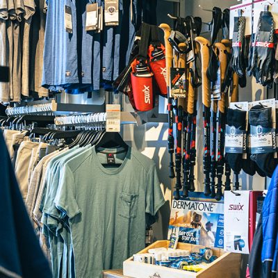 The Swix Concept Store at Mt Van Hoevenberg, Lake Placid NY.
